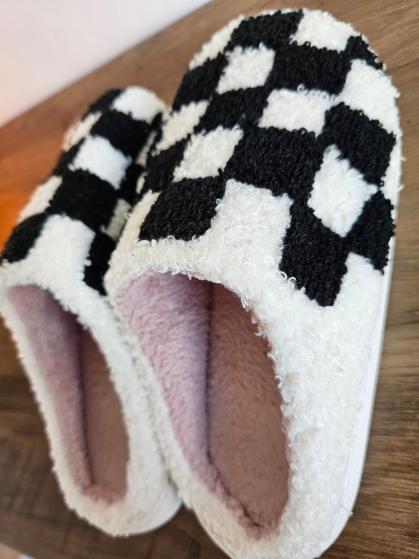 Checkered Slippers